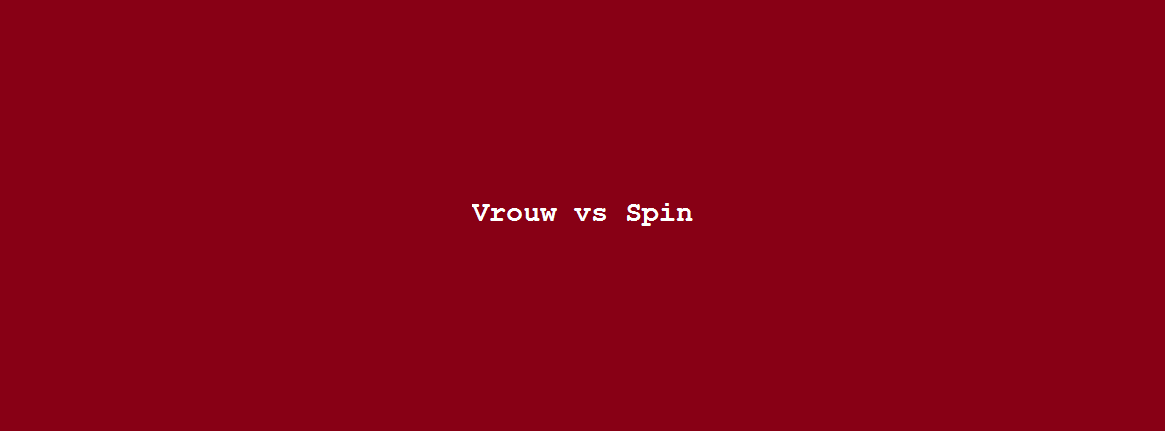 Column Nadine Swagerman – Vrouw vs Spin