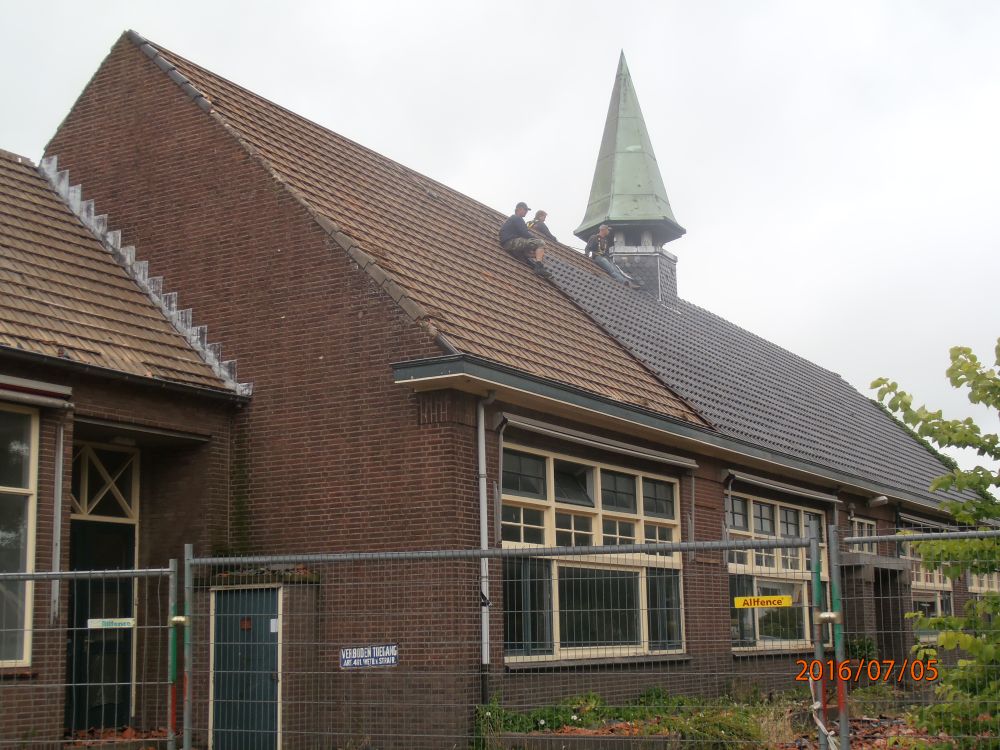 Geen Tweede leven dakpannen Maria School ’t Veld