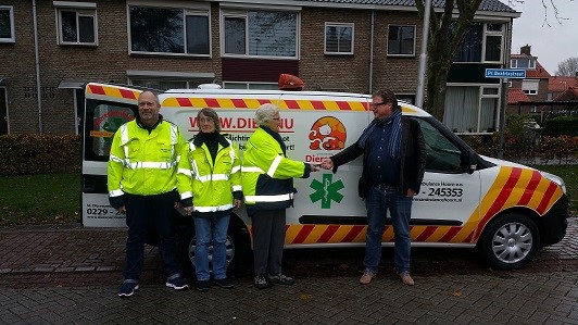 Een nieuwe Dierenlot Noodhulp Ambulance voor de Dierenambulance Hoorn e.o.