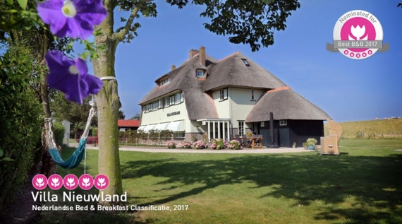 Villa Nieuwland Den Oever Genomineerd Voor 'Beste B&B Van Nederland'