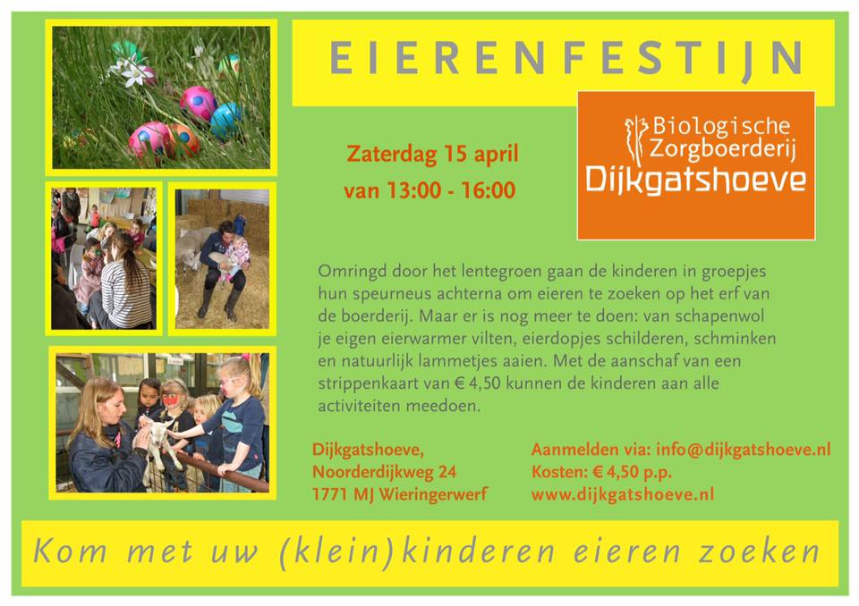Eierenfestijn Zorgboerderij Dijkgatshoeve Wieringerwerf
