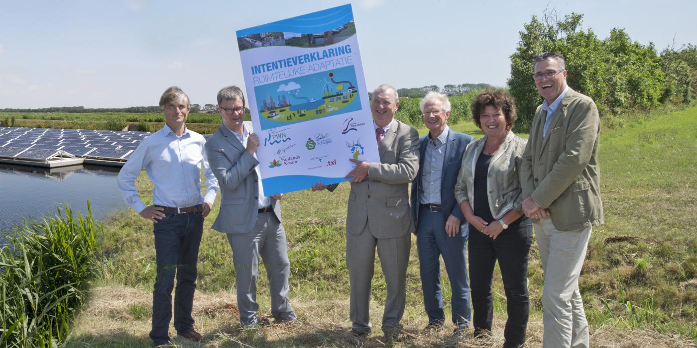 PWN, vier Noordkop gemeenten en het Hoogheemraadschap Hollands Noorderkwartier in actie tegen klimaatverandering