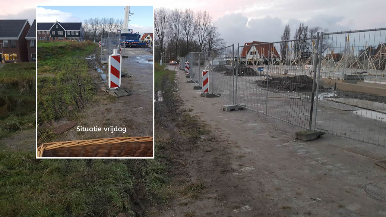 Woonwijk Nieuw Colhorn voor fietsers een ramp.