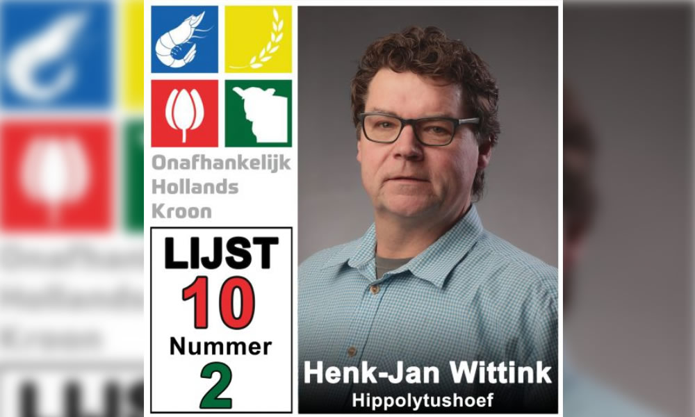 OHK-lijsttrekker Henk-Jan Wittink: “Niet stemmen is geen verandering in Hollands Kroon”