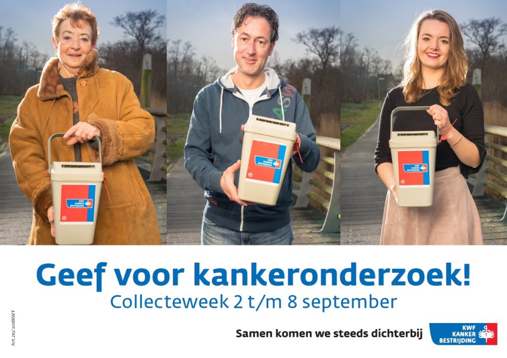 KWF-collecteweek 2 t/m 8 september 2018; Hollands Kroon