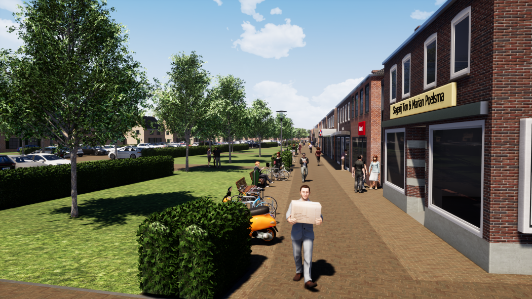 Terpstraat, Fazantstraat en winkelgebied Wieringerwerf in 2022 op de schop