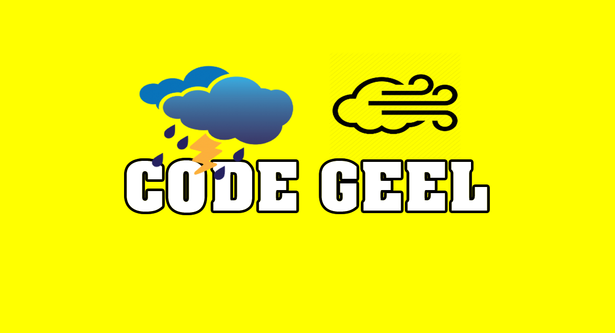 Zondag code geel, de weergoden verzieken terrasjesweer met regen/hagel en onweer
