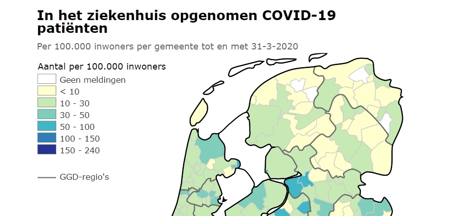 Coronavirus update Hollands Kroon: 17 inwoners Hollands Kroon in het ziekenhuis