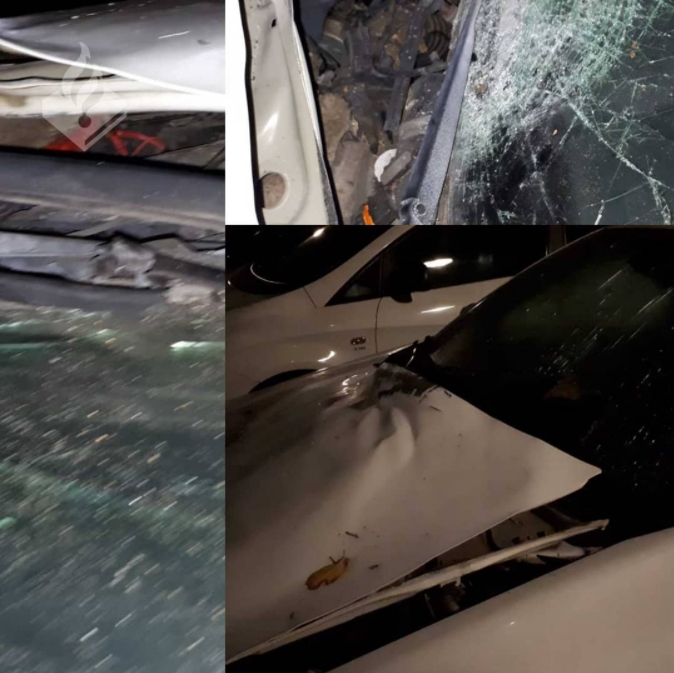 Auto Anna Paulowna zwaar beschadigd door vuurwerk