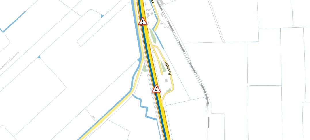 A7 Medemblik – Hoorn deels afgesloten na ongeval