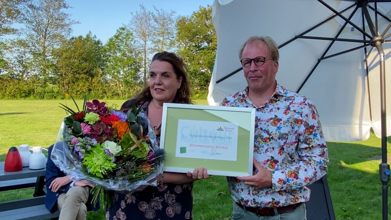 Bloemencorso Winkel winnaar Cultuurprijs Hollands Kroon