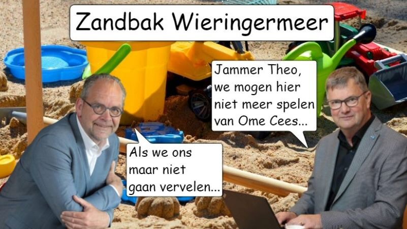 Column Kees Zwaan: ‘Zandbak Wieringermeer’