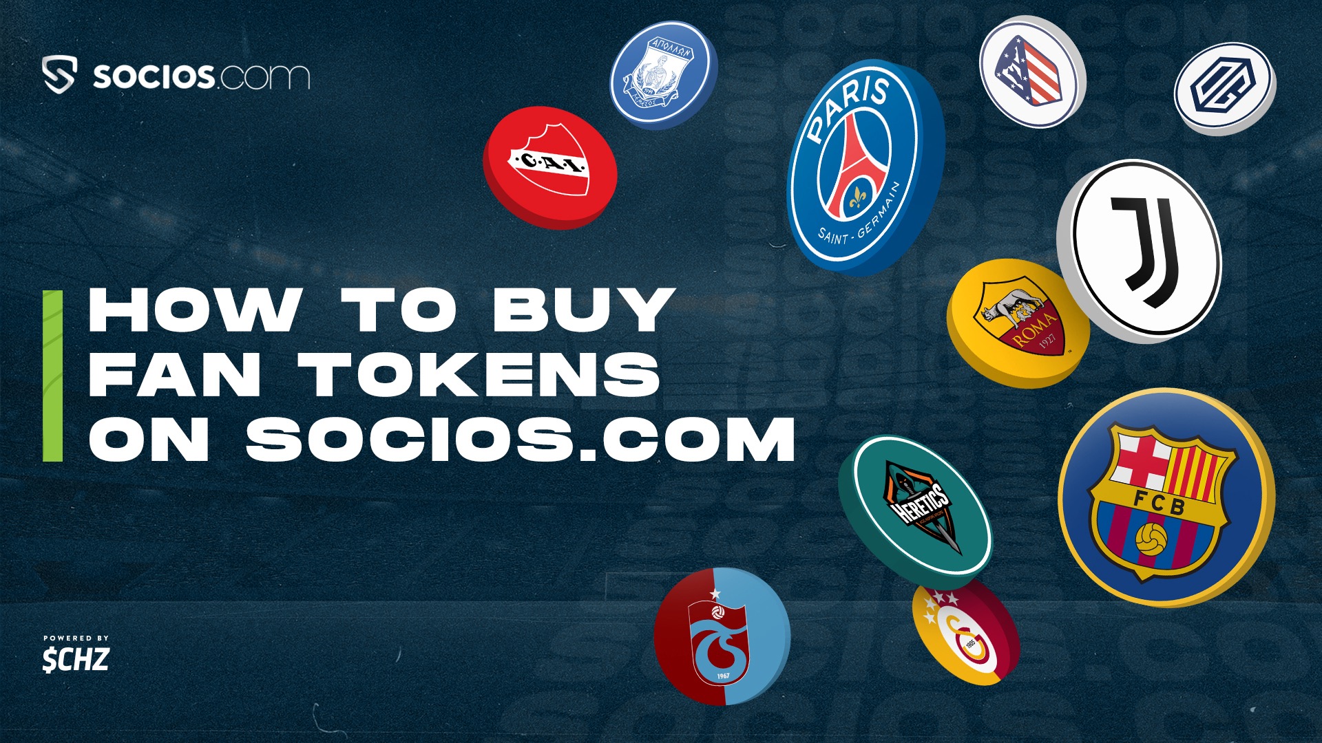 Fan tokens to buy on socios.com